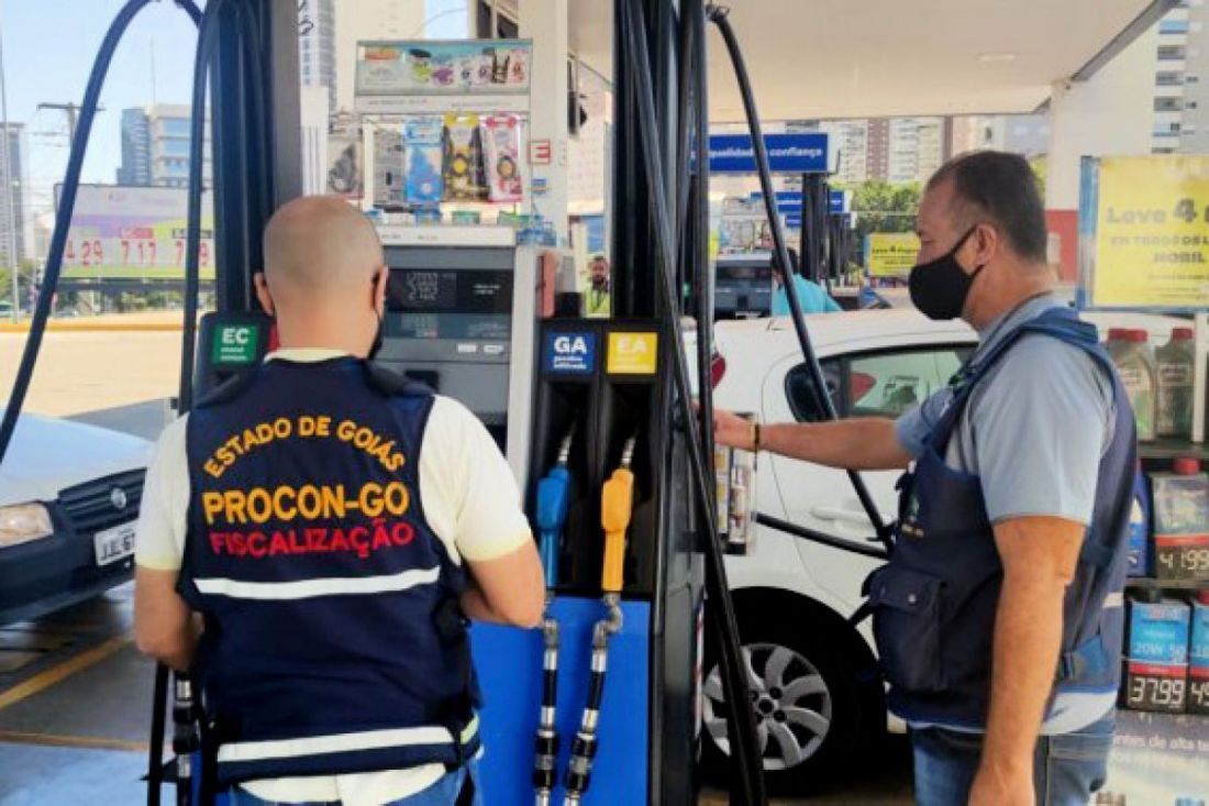 Procon Goiás já percorreu 100 postos e distribuidoras para garantir