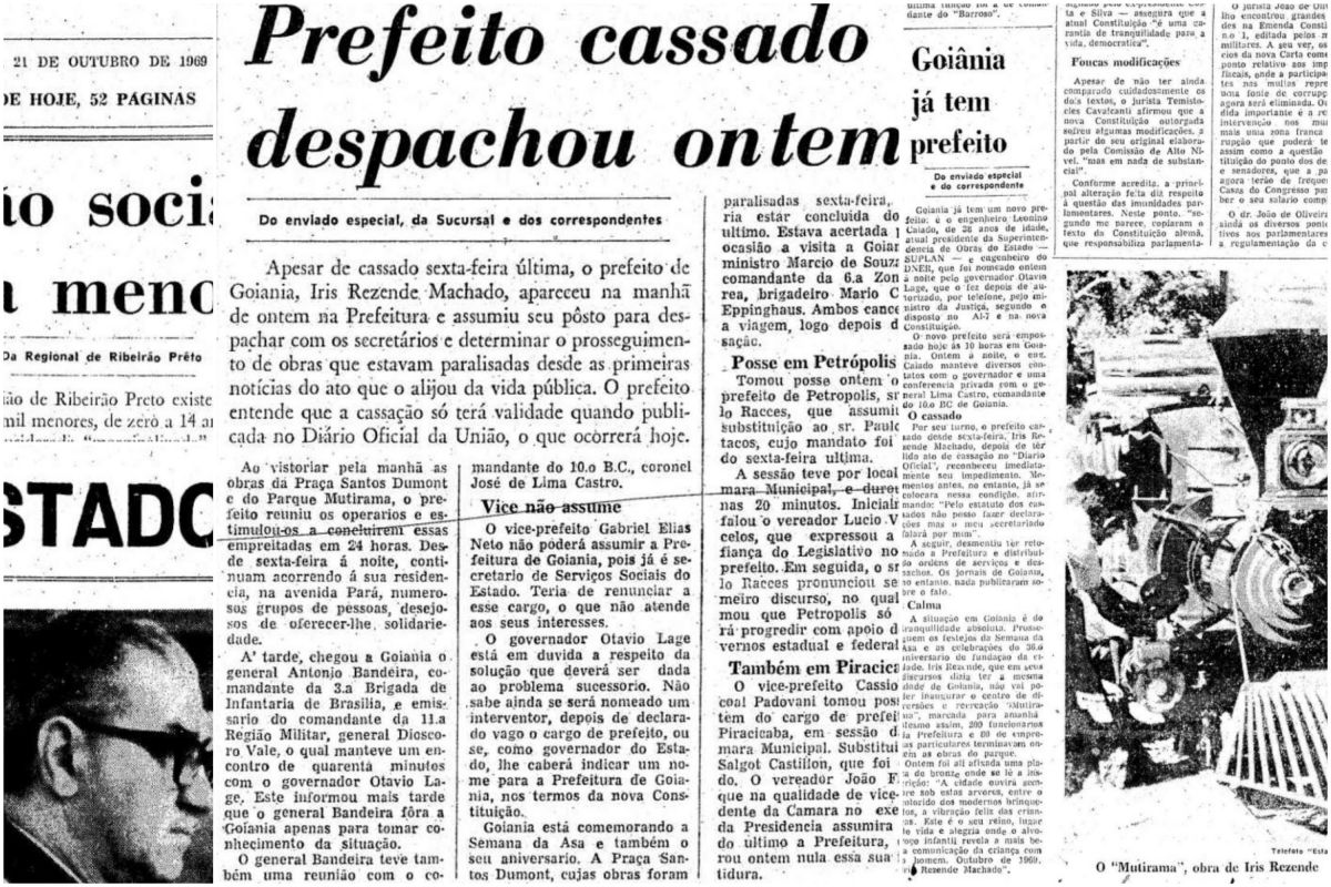 Mesmo Cassado Pela Ditadura Iris Tentou Brecha Juridica Para Inaugurar O Mutirama Em 1969 Via Podergoias